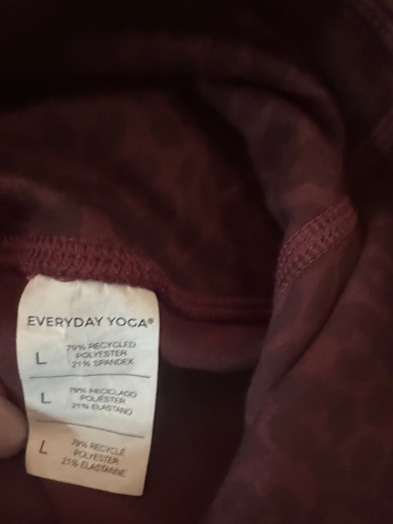 Everyday Yoga New Women's L Leopard Print Leggings — image 4 of 4